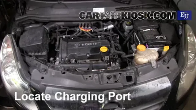 2008 Opel Corsa D 1.2L 4 Cyl. Climatisation Ajouter du réfrigérant